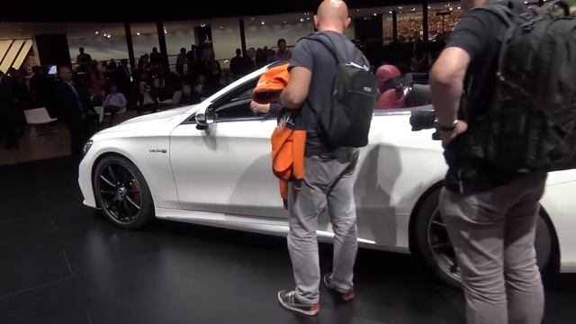 [4k] Mercedes S63 AMG Convertible at Frankfurt 2015 смотреть онлайн