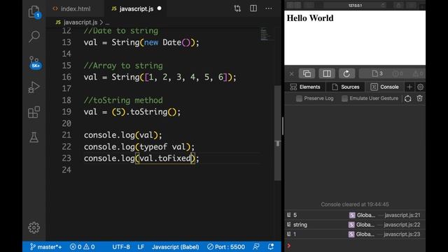 Type Conversion | JavaScript For Beginners | JavaScript Tutorials | Learn JavaScript In 2020 смотреть онлайн