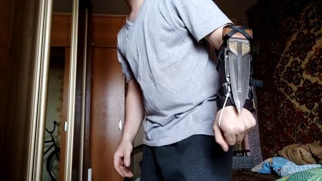 Первая модификация клинка Дария. Подгонка под наруч. смотреть онлайн