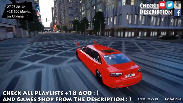 Audi A8 Limo China concept - GTA IV ENB - 2.7K / 1440p ! _REVIEW смотреть онлайн