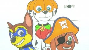 Щенячий патруль учимся раскрашивать и рисовать