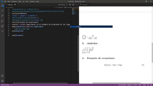Expresiones Matemáticas en LaTeX смотреть онлайн