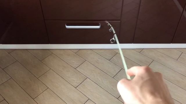 Самодельный стеклопластиковый спиннинг для мормышинга и ловли форели. смотреть онлайн