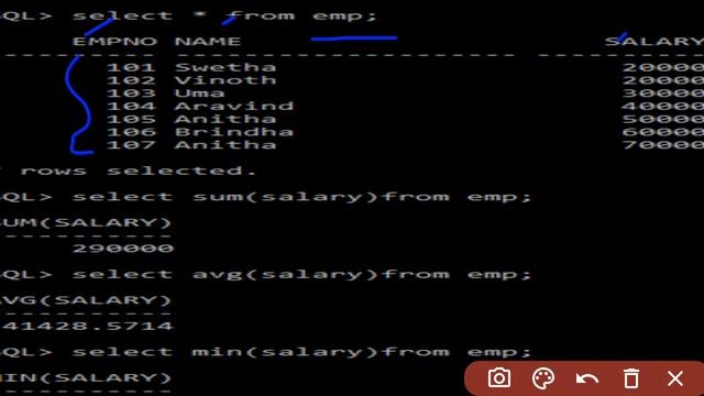 Aggregate Functions - SQL - (Tamil).#DBMS #aggregate смотреть онлайн