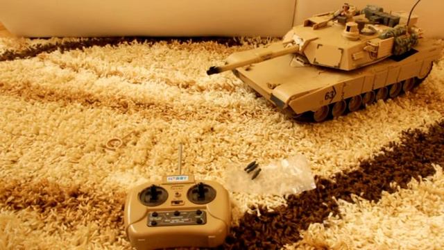 Танк М1А2 ABRAMS на радиоуправлении Hobby Engine смотреть онлайн