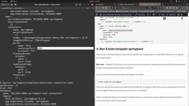 Helm Chart Demo - How to create your first Helm Chart? - Part 6 смотреть онлайн