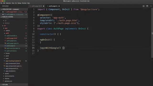 4.2 Up and Running with Angular/Ionic and Firebase - OAuth logins смотреть онлайн