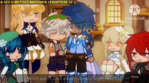 | Genshin(Mondstadt) react to Kaeya AU's |
