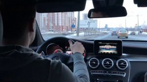 Звук разгона Mercedes Benz GLC 43 AMG Coupe / Мерседес ГЛС 43 АМГ