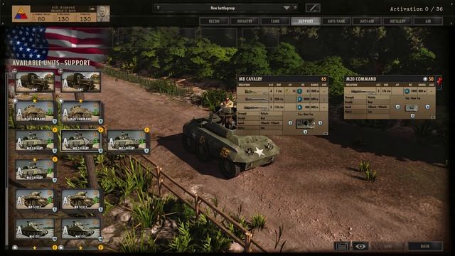 SECOND WAVE DLC! 4th Armored (Georgie's Boys) - Steel Division: Normandy 44 Battlegroup Preview #2 смотреть онлайн