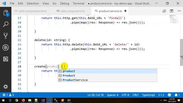 Angular 6 CRUD with ASP.NET Core Web API and Entity Framework Core - Part 3 смотреть онлайн
