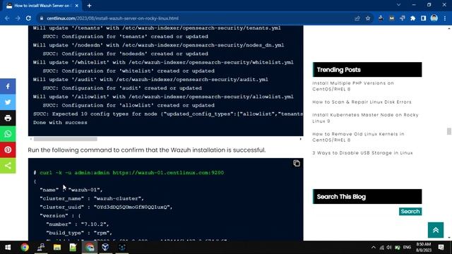 How to install Wazuh SIEM on CentOS/Rocky Linux 9 смотреть онлайн