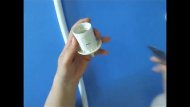 Электрика для светильника без муфты. Electrician for the lamp. смотреть онлайн