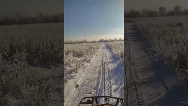 Прокат квадроциклов и снегоходов в Перми - Поездка на квадрике по осеннему снегу смотреть онлайн
