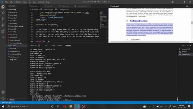 Count words in LaTeX смотреть онлайн