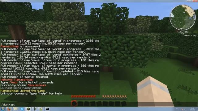 Dynmap | Bukkit Plugin | Minecraft Livemap im Browser! | German | HD смотреть онлайн