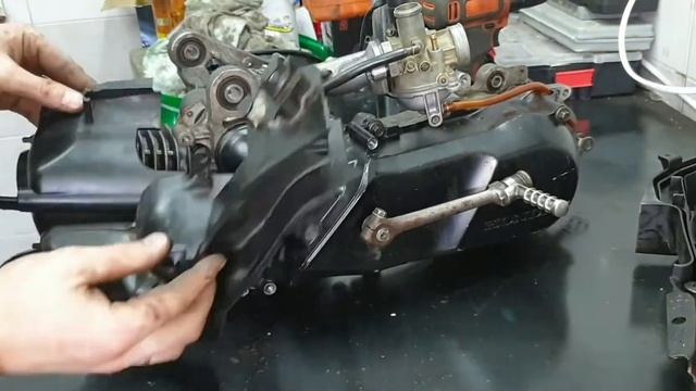 Ремонт двигателя HONDA DIO AF 34 CESTA (Часть 2) смотреть онлайн