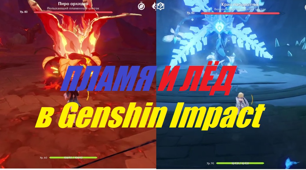Гайд: ?как победить Крио и Пиро папоротники?  в Genshin Impact