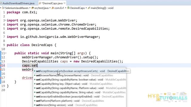 Desired Capabilities and Chrome Options in Selenium WebDriver смотреть онлайн
