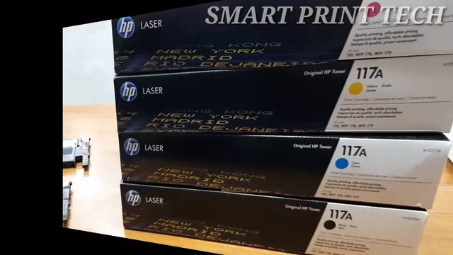 Remove or Replace Toner Cartridges from HP Laser MFP 178nw, 179fnw смотреть онлайн