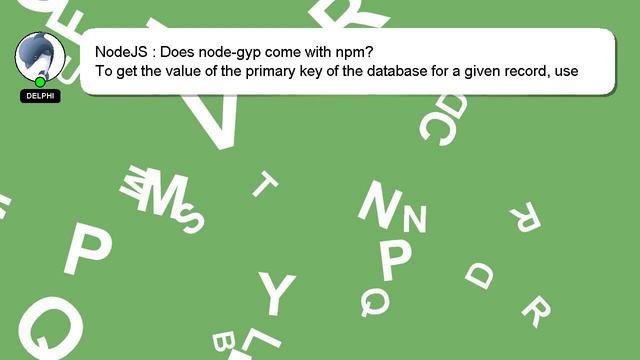 NodeJS : Does node-gyp come with npm? смотреть онлайн
