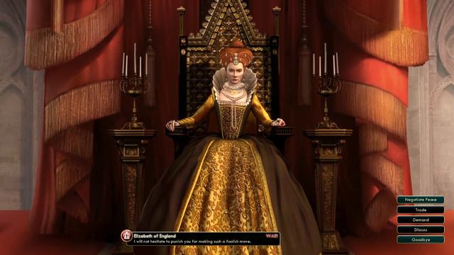 Civilization V Leader | Elizabeth of England: Attacked смотреть онлайн