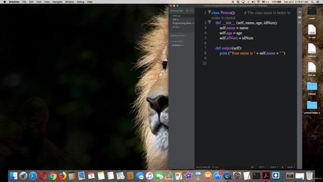 Tutorial #67: Constructor init self Function | Complete Python Course for Beginners to Experts! смотреть онлайн