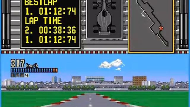 Sega Megadrive 1989 Ferrari Grand Prix Challenge смотреть онлайн