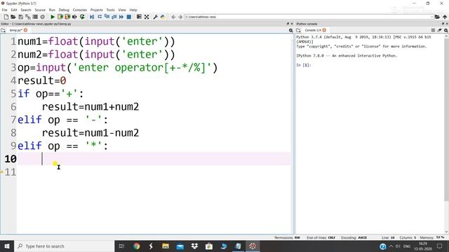easy but important program | python tutorial | anaconda python смотреть онлайн