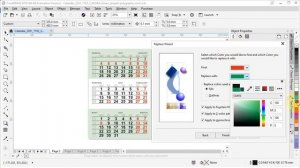 Как быстро заменить цвета всех элементов в CorelDraw