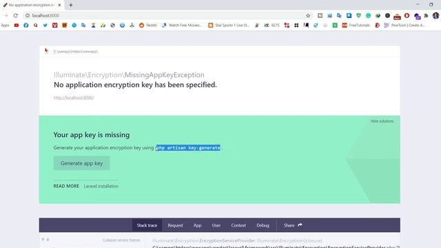 How to Generate App Key in Laravel | Laravel 8 Tutorial смотреть онлайн