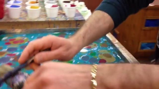 Making Marbled Paper in Florence, Italy смотреть онлайн