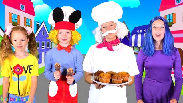 Yummy Fruits & Vegetables & More | Kids Songs with Kids Music Land смотреть онлайн