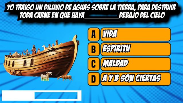 EL ARCA DE NOÉ 🛥️⛈️ | 25 PREGUNTAS BIBLICAS | JUEGO BIBLICO смотреть онлайн