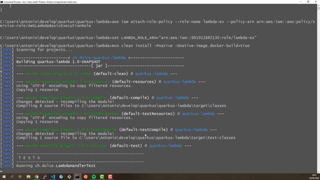 AWS Lambda custom runtime with Quarkus смотреть онлайн