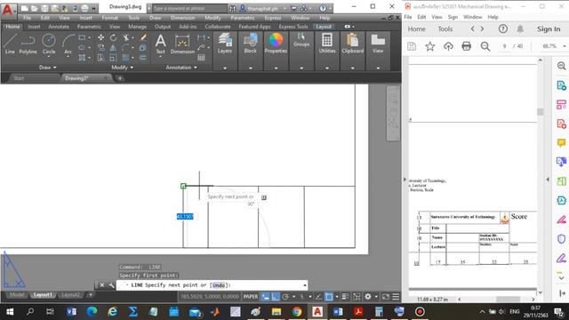 Autocad | สร้างเทมเพลต Template และ Layer หน่วย "มิลลิเมตร, mm" смотреть онлайн