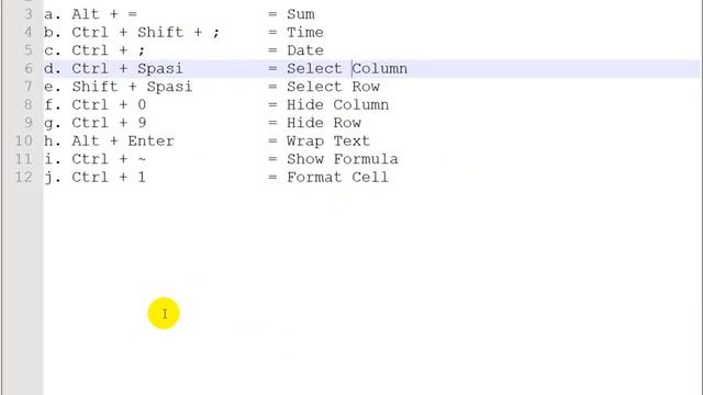 Seberapa Cepat Kita Memahami Excel [10 Shortcut] смотреть онлайн