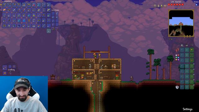 FLYING EYEBALLS ARE TERRIFYING - TERRARIA RED VS BLUE PRANK WARS #3 | JeromeASF смотреть онлайн