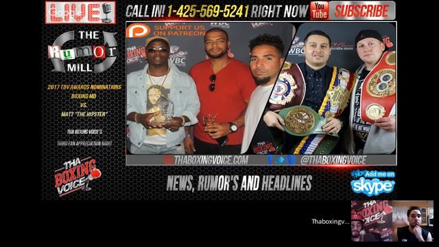 Tha Boxing Voice Fan Appreciation Night 2017 TBV Awards Nominations смотреть онлайн