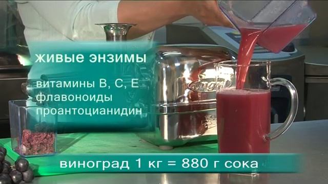 Соки из плодов с семечками с соковыжималкой Angel смотреть онлайн