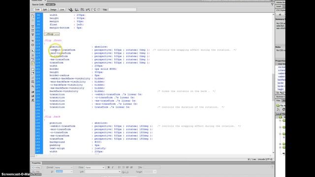 3D flip animation using CSS смотреть онлайн