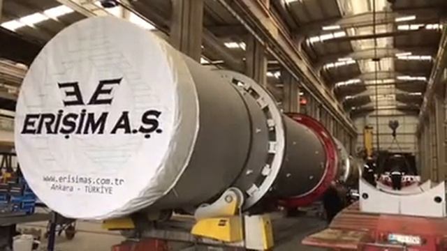 Erisim AS # Rotary kiln for gypsum # вращающаяся печь для выпечки Гипсовой смотреть онлайн