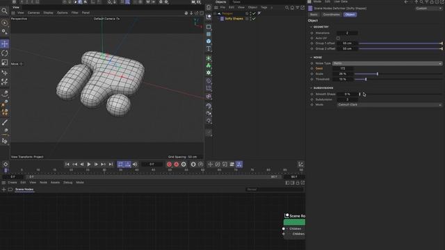 Softy Shapes C4D Asset Overview
