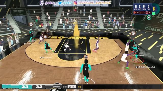 GAME GOES TO BUZZER IN OT! BOTH GUARDS GO FOR 30!?!? $1000 TOURNEY SEMI-FINALS VS TOINE & FRIENDS!