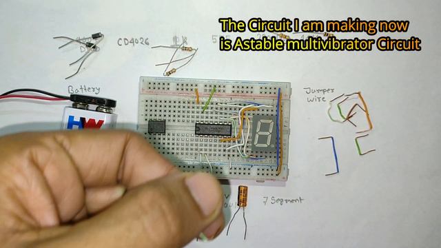0 to 9 Self Counter with 7 Segment Display , 555 timer ic & 4026 ic by Inventive Technical Support смотреть онлайн