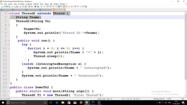 Java Programming Language #13: Multi Threading Using Thread Class смотреть онлайн
