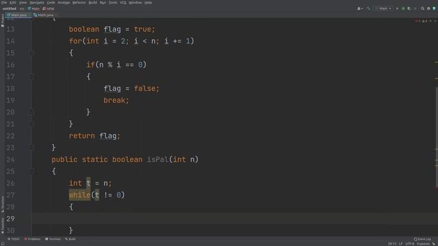Prime Palindrome | Java Program смотреть онлайн