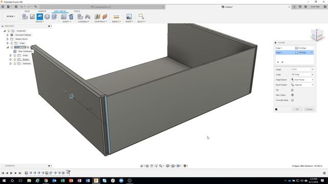 360 LIVE: 3D Creating a cardboard box using Fusion 360's Sheet Metal смотреть онлайн