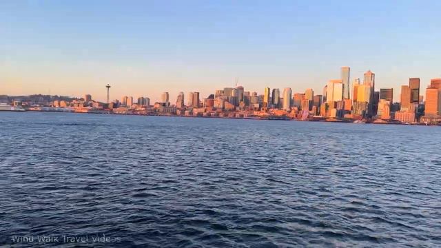 [4K] ПОЕЗДКА НА ВОДНОМ ТАКСИ в Сиэтле НА ЗАКАТЕ - от пляжа Алки в Западном Сиэтле до пирса 50 смотреть онлайн