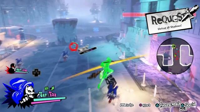 Persona 5 Strikers - All Characters Movesets смотреть онлайн